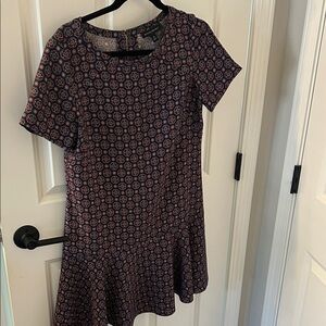 Banana Republic Navy and Red Mini Dress